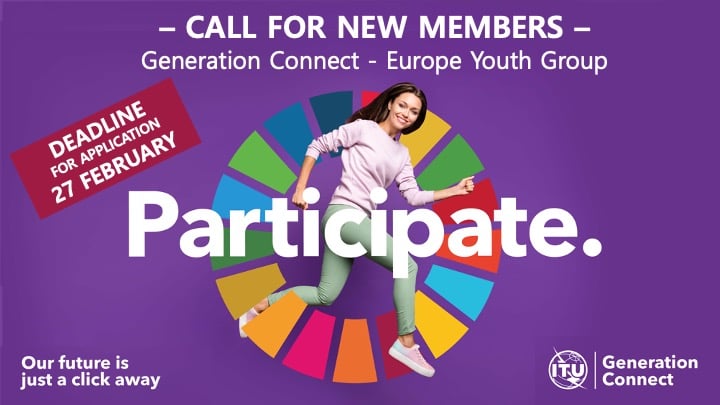 Άνοιγμά συμμετοχής καινούργιων μελών για το πρόγραμμα Generation Connect – Europe Youth Group