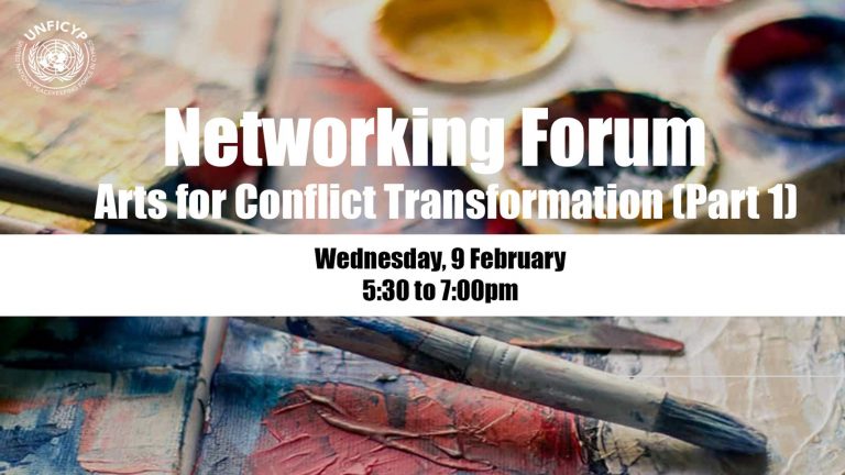 Networking Forum: Arts for Conflict Transformation