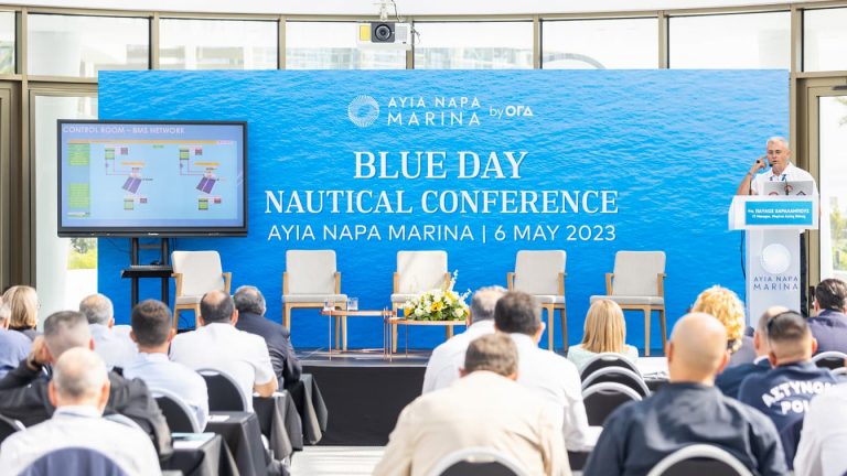 ΝΑΥΤΙΚΗ ΗΜΕΡΙΔΑ «BLUE DAY” στη Μαρίνα Αγίας Νάπας