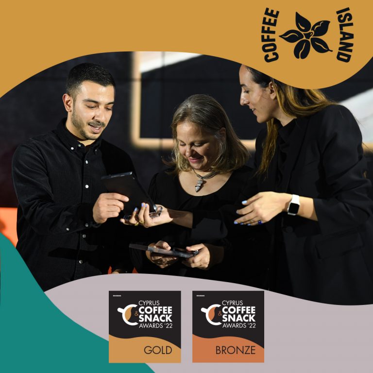 Διπλή διάκριση για τα Coffee Island στα Cyprus Coffee & Snack Awards ’22