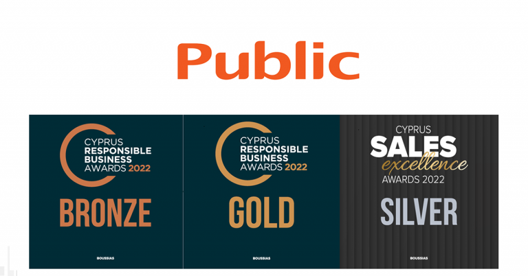 Τριπλή διάκριση στα Βοussias Awards για τα Public