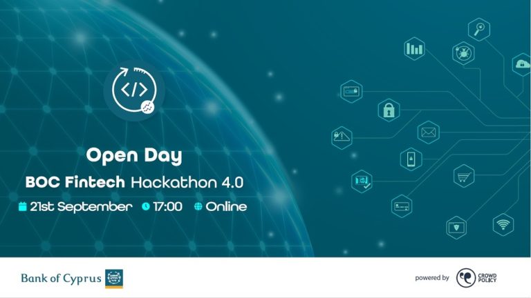 Έρχεται το BoC Fintech Hackathon 4.0: 06 – 08 Οκτωβρίου 2023