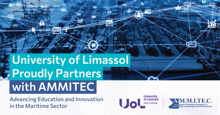 Νέα Συνεργασία Πανεπιστημίου Λεμεσού & AMMITEC: Επενδύοντας στην τεχνολογική εξέλιξη του Ναυτιλιακού κλάδου.
