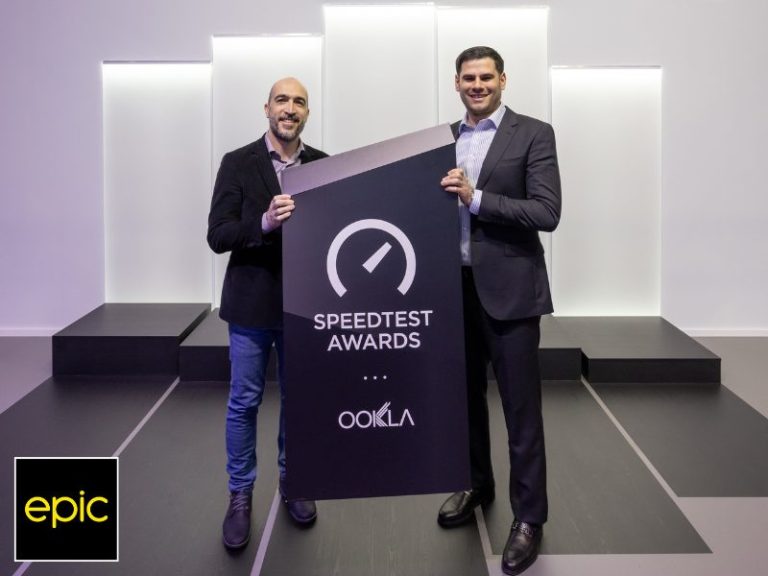 Η Ookla βράβευσε την Epic ως το  Γρηγορότερο Δίκτυο Σταθερού Internet στην Κύπρο,  στο Mobile World Congress 2024