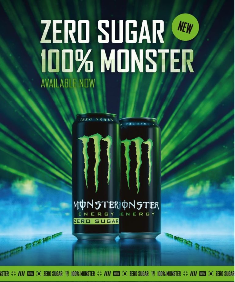 Ενέργεια χωρίς ζάχαρη με τα νέα προϊόντα Monster Energy Ζero Sugar!