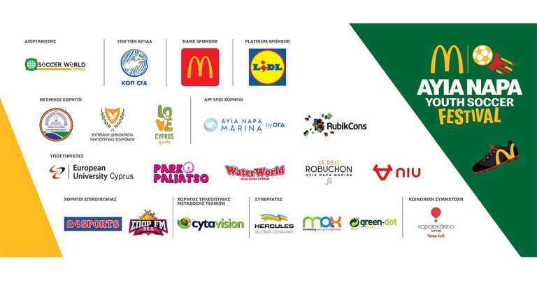 Αντίστροφη μέτρηση για την έναρξη του 22ου McDonald’s Ayia Napa Youth Soccer Festival.