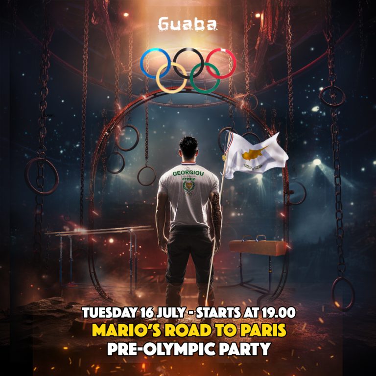 Pre-Olympic Party στο Guaba Beach Bar  με τον Μάριο Γεωργίου