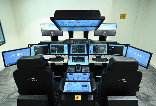 Emirates' A350 fixed base training device