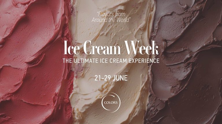 Ice Cream Week στο Colors Café από τις 21 μέχρι τις 29 Ιουνίου  Εκεί όπου η τέχνη του παγωτού συναντά  την απόλαυση του καλοκαιριού