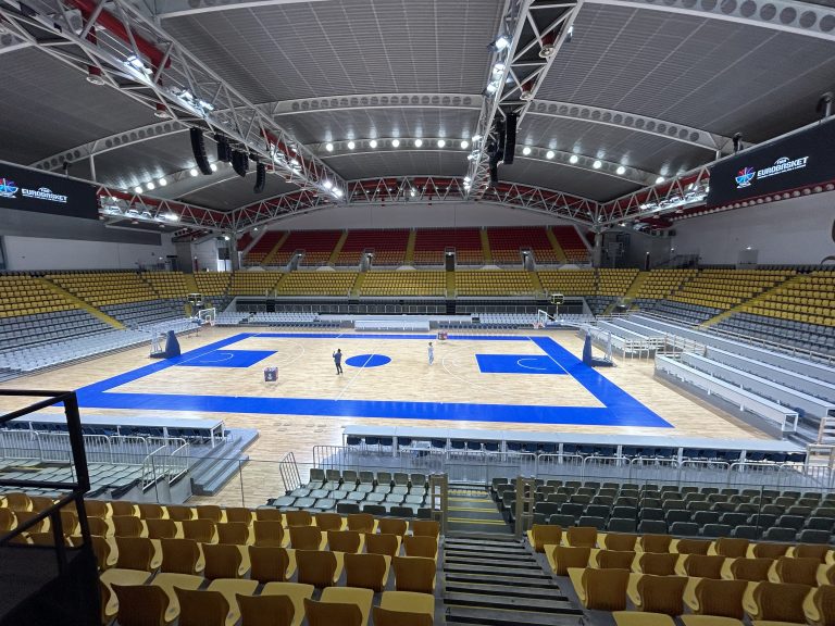 FIBA EuroBasket 2025: Έναν μήνα νωρίτερα παραδόθηκε το αναβαθμισμένο στάδιο «Σπύρος Κυπριανού» στη Λεμεσό από την A&A Apostolides