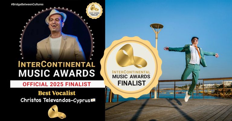 Ο Χρίστος Τελεβάντος προκρίθηκε στον παγκόσμιο τελικό των Intercontinental Music Awards (ICMA) 2025 στο Λος Άντζελες.