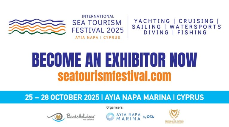 Το Διεθνές Φεστιβάλ Θαλάσσιου Τουρισμού 2025 έρχεται στη Μαρίνα Αγίας Νάπας – Μοναδική ευκαιρία προβολής για εκθέτες