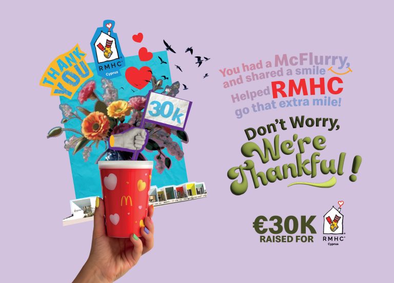 Η McDonald’s™ Κύπρου χάρισε χαμόγελα στο RMHC® Κύπρου… με τον πιο γλυκό τρόπο