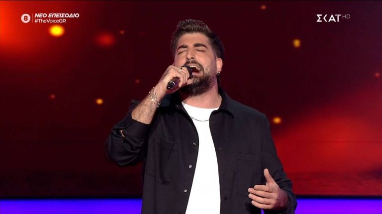 Ο Κωνσταντίνος Αγγελόπουλος είπε τον ”Παλιόκαιρο” και εξασφάλισε μια θέση στο The Voice