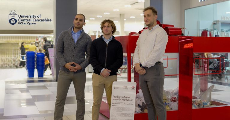 «Γεμίζω το Δώρο, Μοιράζω Χαμόγελα»: Μήνυμα αλληλεγγύης και προσφοράς από το Πανεπιστήμιο UCLan Cyprus και το Larnaca Metropolis Mall
