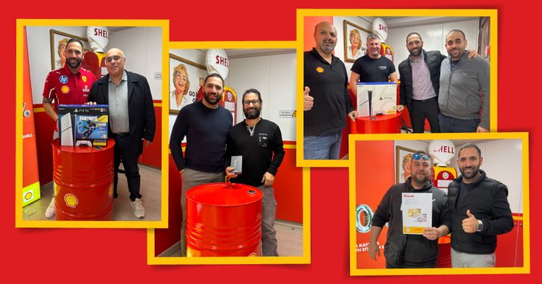 Η Coral Cyprus (Shell Licensee) παραδίδει τα δώρα στους νικητές της τελευταίας καμπάνιας «Spin to Win»