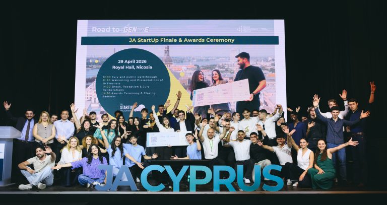 ΤΕΛΙΚΟΣ & ΤΕΛΕΤΗ ΒΡΑΒΕΥΣΗΣ JA STARTUP 2026 Η «Livia» κερδίζει το εισιτήριο για το Gen-E 2026 στη Λετονία!