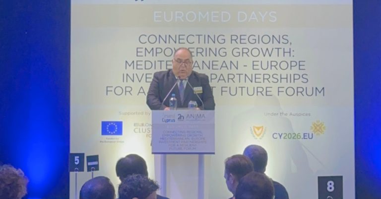 Ο Invest Cyprus και το ANIMA Investment Network εγκαινίασαν το φόρουμ EUROMED DAYS στη Λευκωσία, θέτοντας την Κύπρο στο επίκεντρο της Ευρωμεσογειακής επενδυτικής συνεργασίας
