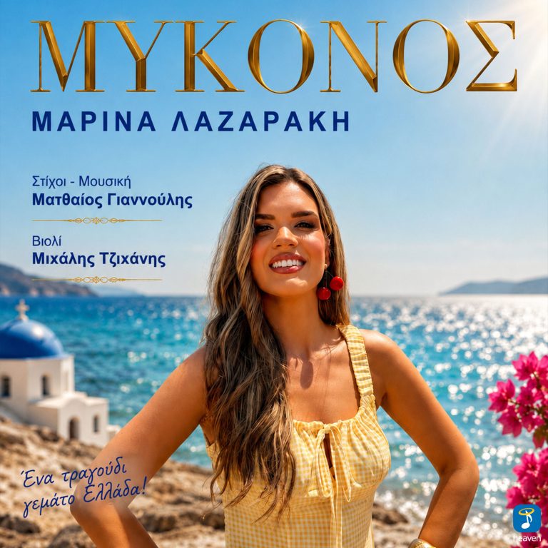Heaven Music: «Μαρίνα Λαζαράκη – Μύκονος» | Νέο Τραγούδι